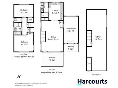 Floorplan of Homely apartment listing, 1/175 Melville Street, West Hobart TAS 7000