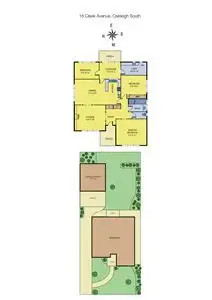 Floorplan of Homely house listing, 16 Cleek Avenue, Oakleigh South VIC 3167