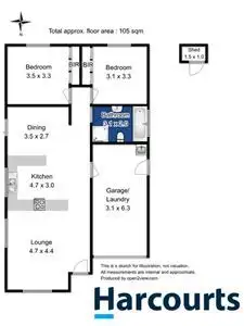 Floorplan of Homely unit listing, 10/12 Bundalla Road, Margate TAS 7054