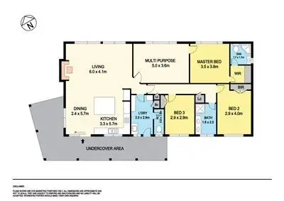 Floorplan of Homely house listing, 426 Spratlings Road, Ross Creek VIC 3351