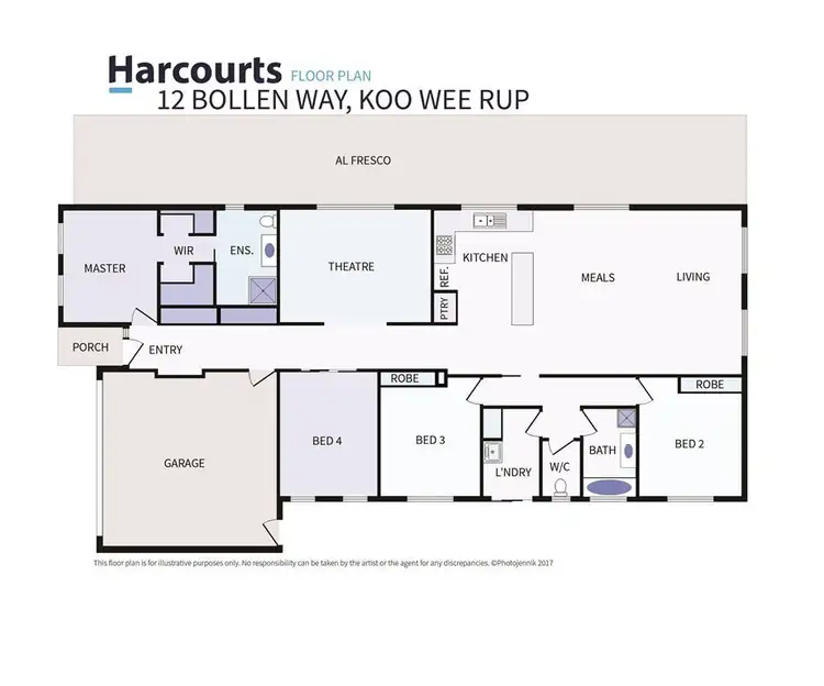 Floorplan of Homely house listing, 12 Bollen Way, Koo Wee Rup VIC 3981