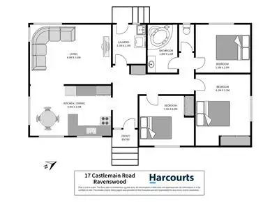 Floorplan of Homely house listing, 17 Castlemain Road, Ravenswood TAS 7250