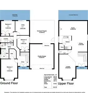 Floorplan of Homely house listing, 118 Coromandel Drive, Mccracken SA 5211