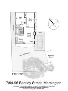 Floorplan of Homely unit listing, 7/94-96 Barkly Street, Mornington VIC 3931