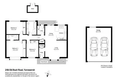 Floorplan of Homely villa listing, 2/56 Old Bush Road, Yarrawarrah NSW 2233