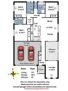 Floorplan of Homely house listing, 37 Kingate Boulevard, Blakeview SA 5114