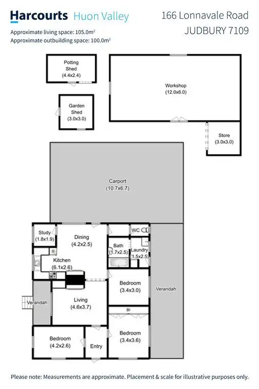 Floorplan of Homely house listing, 166 Lonnavale Road, Judbury TAS 7109
