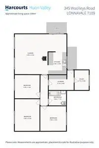 Floorplan of Homely house listing, 345 Woolleys Road, Lonnavale TAS 7109