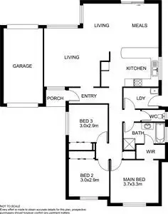 Floorplan of Homely house listing, 1 Ovata Place, Cranbourne West VIC 3977