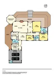 Floorplan of Homely house listing, 205 Winter Street, Buninyong VIC 3357