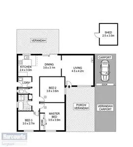 Floorplan of Homely house listing, 70 Lennox Drive, Paralowie SA 5108