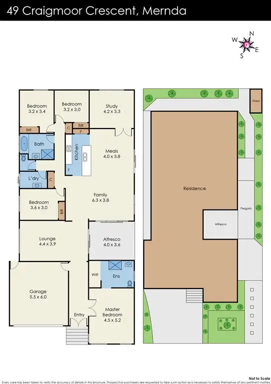 Floorplan of Homely house listing, 49 Craigmoor Crescent, Mernda VIC 3754