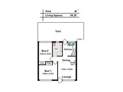 Floorplan of Homely unit listing, 4/18-22 Hartman Avenue, Modbury SA 5092