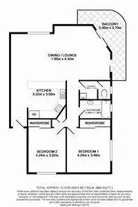 Floorplan of Homely unit listing, 6/12 Simpson Street, Morningside QLD 4170