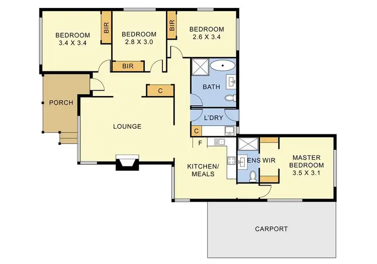Floorplan of Homely house listing, 2 Devenish Road, Boronia VIC 3155