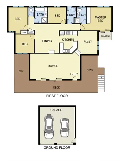 Floorplan of Homely house listing, 31 Donegal Place, The Gap QLD 4061