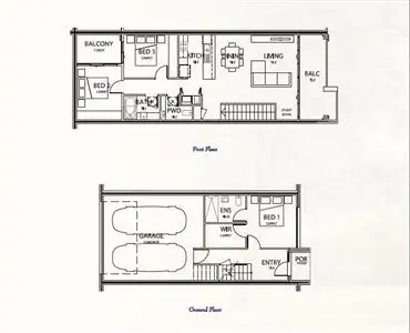 Floorplan of Homely townhouse listing, Lot 53/3 Linoak Avenue, Lalor VIC 3075