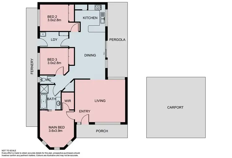 Floorplan of Homely house listing, 12 Melanie Court, Langwarrin VIC 3910