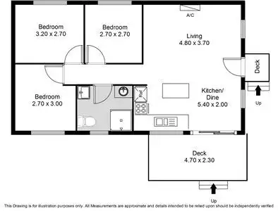 Floorplan of Homely house listing, 1A Sidmouth Street, Goolwa SA 5214