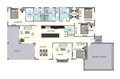Floorplan of Homely house listing, 33 Marblewood Circuit, Mount Low QLD 4818