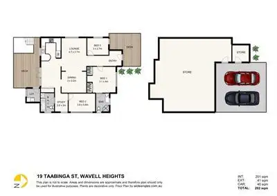 Floorplan of Homely house listing, 19 Taabinga Street, Wavell Heights QLD 4012