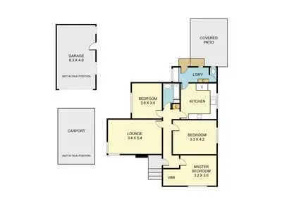 Floorplan of Homely house listing, 1 Veronica Street, Ferntree Gully VIC 3156