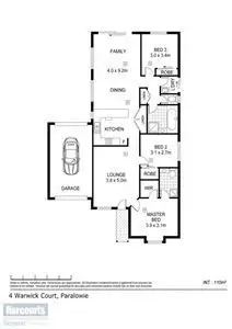 Floorplan of Homely house listing, 4 Warwick Ct, Paralowie SA 5108