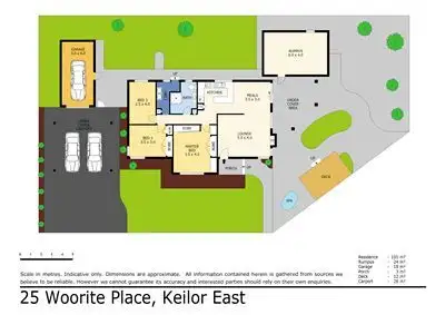 Floorplan of Homely house listing, 25 Woorite Place, Keilor East VIC 3033