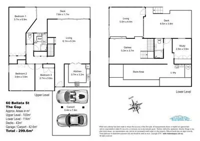Floorplan of Homely house listing, 60 Bellata Street, The Gap QLD 4061