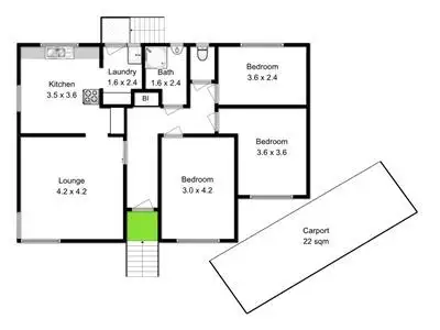 Floorplan of Homely house listing, 69 Finlay Street, Bridgewater TAS 7030