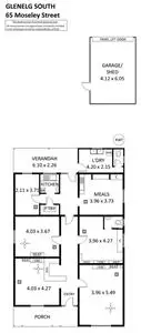 Floorplan of Homely house listing, 65 Moseley Street, Glenelg South SA 5045
