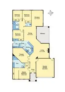 Floorplan of Homely house listing, 13 Siena Drive, Mernda VIC 3754