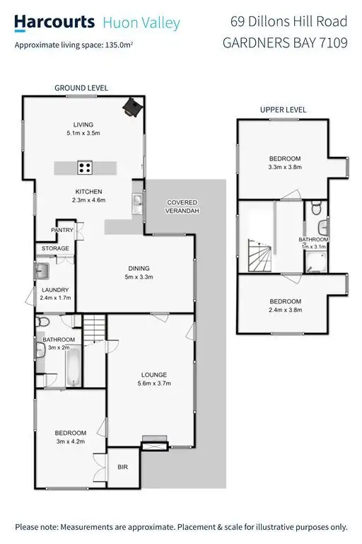 Floorplan of Homely house listing, 69 Dillons Hill Road, Glaziers Bay TAS 7109