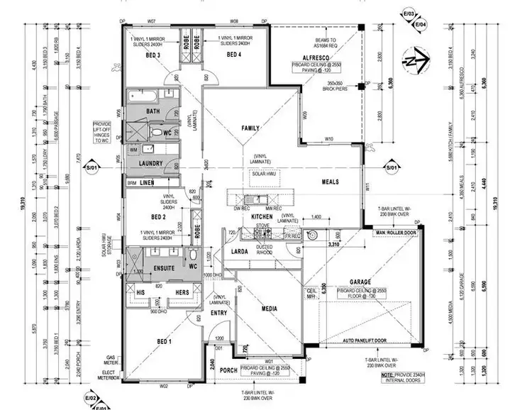 Floorplan of Homely house listing, 10 Nambrok Crescent, Wangaratta VIC 3677