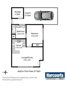 Floorplan of Homely unit listing, 2/21 Berega Street, Howrah TAS 7018