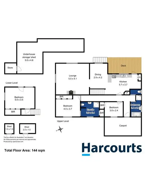 Floorplan of Homely house listing, 206 Channel Highway, Taroona TAS 7053