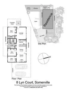 Floorplan of Homely house listing, 8 Lyn Court, Somerville VIC 3912