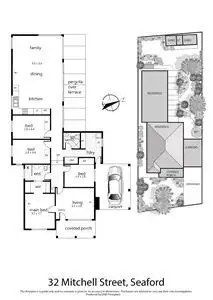 Floorplan of Homely house listing, 32 Mitchell Street, Seaford VIC 3198