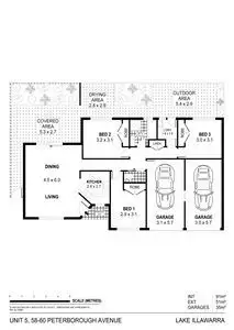 Floorplan of Homely villa listing, 5/58 Peterborough Avenue, Lake Illawarra NSW 2528