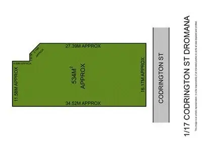 Floorplan of Homely land listing, Lot 1/17 Codrington Street, Dromana VIC 3936