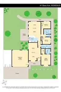 Floorplan of Homely house listing, 41 Bass Avenue, Rosebud VIC 3939