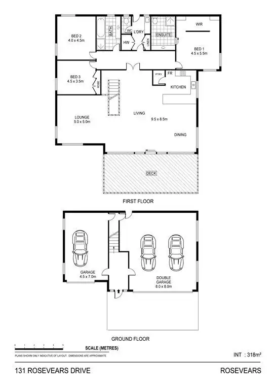 Floorplan of Homely house listing, 131 Rosevears Drive, Rosevears TAS 7277