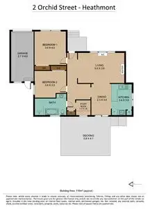 Floorplan of Homely house listing, 2 Orchid Street, Heathmont VIC 3135