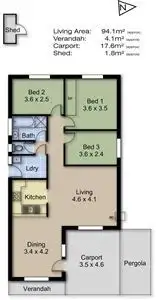 Floorplan of Homely house listing, 2/26 Barker Road, Mount Barker SA 5251