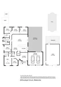 Floorplan of Homely house listing, 28 Eucalypt Circuit, Blakeview SA 5114