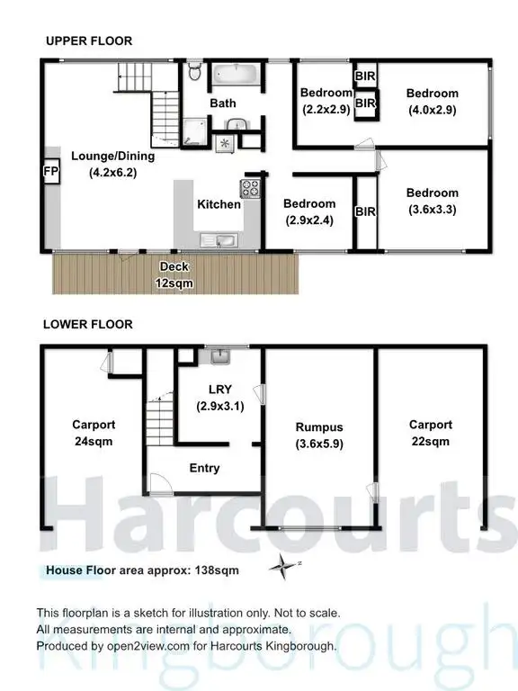 Floorplan of Homely house listing, 28 Gourlay Street, Blackmans Bay TAS 7052