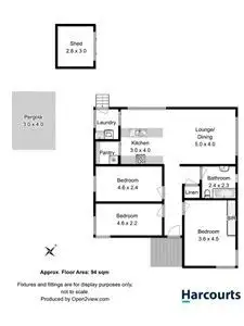 Floorplan of Homely house listing, 1/41 Grove Road, Glenorchy TAS 7010