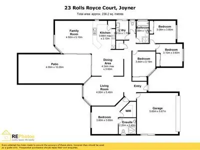 Floorplan of Homely house listing, 23 Rolls Royce Court, Joyner QLD 4500
