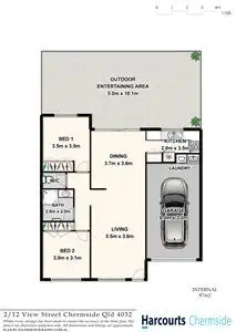 Floorplan of Homely villa listing, 2/12 View Street, Chermside QLD 4032