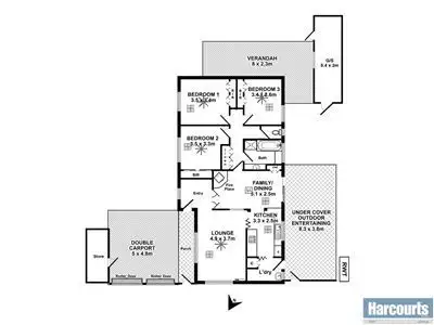 Floorplan of Homely house listing, 10 Ariel Street, Hallett Cove SA 5158